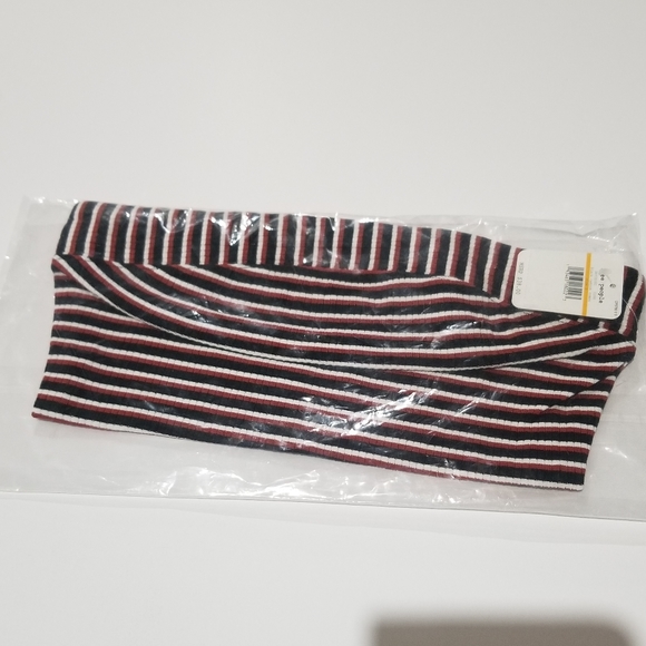 Free People Show Me Ribbed Striped Tube Top - Picture 11 of 11